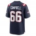 New England Patriots Will Campbell Nike Navy 2025 NFL Draft First Round Pick Game Jersey