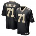 Игровая джерси New Orleans Saints Kelvin Banks Jr. Nike Black 2025 NFL Draft First Round Pick Game