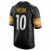 Игровая джерси Roman Wilson Pittsburgh Steelers Nike 2024 NFL Draft Game Player - Black