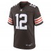 Игровая джерси Cleveland Browns Shedeur Sanders Nike Brown 2025 NFL Draft Game