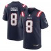 New England Patriots Stefon Diggs Nike Navy Game Jersey