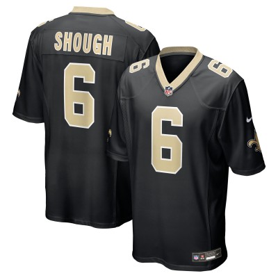 Игровая джерси New Orleans Saints Tyler Shough Nike Black Game