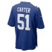 New York Giants Abdul Carter Nike Royal 2025 NFL Draft First Round Pick Game Jersey