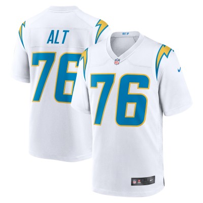 Игровая джерси Joe Alt Los Angeles Chargers Nike 2024 NFL Draft First Round Pick Player Game - White