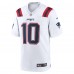 Игровая джерси Drake Maye New England Patriots Nike 2024 NFL Draft First Round Pick Player Game - White