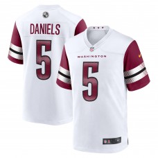 Игровая джерси Jayden Daniels Washington Commanders Nike 2024 NFL Draft First Round Pick Player Game - White