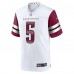 Игровая джерси Jayden Daniels Washington Commanders Nike 2024 NFL Draft First Round Pick Player Game - White