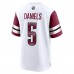 Игровая джерси Jayden Daniels Washington Commanders Nike 2024 NFL Draft First Round Pick Player Game - White