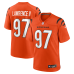 Джерси Cincinnati Bengals Dexter Lawrence II Nike Orange Game Джерси Cincinnati Bengals Dexter Lawrence II Nike Orange Game