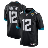Джерси Jacksonville Jaguars Travis Hunter Nike Black 2025 NFL Draft First Round Pick Alternate Game Player