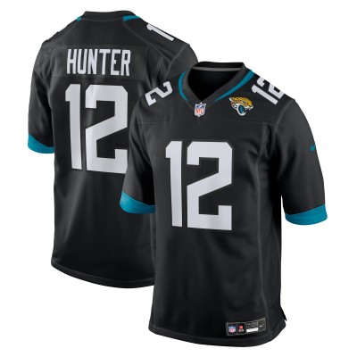 Джерси Jacksonville Jaguars Travis Hunter Nike Black 2025 NFL Draft First Round Pick Alternate Game Player