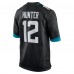 Джерси Jacksonville Jaguars Travis Hunter Nike Black 2025 NFL Draft First Round Pick Alternate Game Player