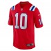 Игровая джерси Drake Maye New England Patriots Nike 2024 NFL Draft First Round Pick Player Game - Red