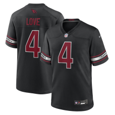 Джерси Arizona Cardinals Jeremiyah Love Nike Black Alternate Game Джерси Arizona Cardinals Jeremiyah Love Nike Black Alternate Game