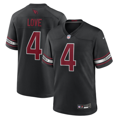 Джерси Arizona Cardinals Jeremiyah Love Nike Black Alternate Game