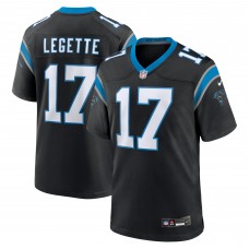 Игровая джерси Xavier Legette Carolina Panthers Nike 2024 NFL First Round Pick Game Player - Black