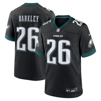 Игровая джерси Saquon Barkley Philadelphia Eagles Nike Alternate Game -  Black