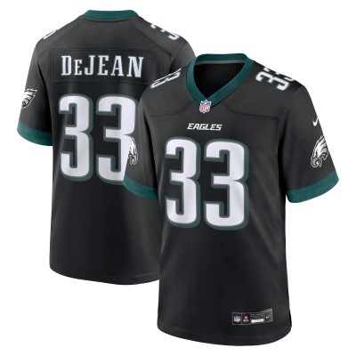 Cooper DeJean Philadelphia Eagles Nike 2024 NFL Draft Alternate Player Game Jersey - Black