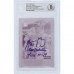 Aaron Rodgers Green Bay Packers Autographed 2020 Panini Donruss Magenta Printing Plate #24 #1/1 Beckett Fanatics Witnessed Authenticated Card with Go Pack Go and XLV MVP Inscriptions