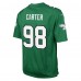 Подростковая Philadelphia Eagles Jalen Carter Nike Kelly Green Game Jersey