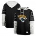 Jacksonville Jaguars 47 Black Double Header Blitz Cornerback Pullover Hoodie
