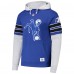 Indianapolis Colts 47 Royal Throwback Double Header Blitz Cornerback Hoodie