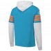 Толстовка Miami Dolphins 47 Aqua Throwback Double Header Blitz Cornerback