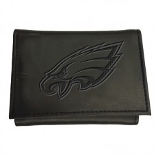Philadelphia Eagles Hybrid Tri-Fold Wallet - Black
