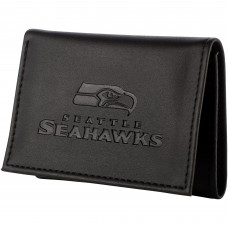 Seattle Seahawks Hybrid Tri-Fold Wallet - Black