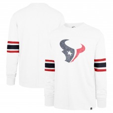 Футболка с длинным рукавом Houston Texans 47 White Gridiron Premier Brex Футболка с длинным рукавом Houston Texans 47 White Gridiron Premier Brex