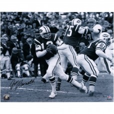 Joe Namath New York Jets Autographed Fanatics Authentic 16 x 20 Black & White Scramble Photograph Joe Namath New York Jets Autographed Fanatics Authentic 16 x 20 Black & White Scramble Photograph