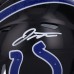 Jonathan Taylor Indianapolis Colts Autographed Fanatics Authentic 2023 Black Alternate Speed Mini Helmet