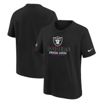 Детская футболка Las Vegas Raiders Nike 2024 NFL Crucial Catch - Black
