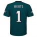 Дошкольникам Philadelphia Eagles Jalen Hurts Midnight Green Replica Player Jersey