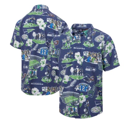 Рубашка Seattle Seahawks Reyn Spooner Scenic - College Navy