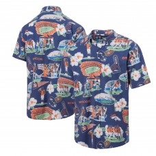 Рубашка с коротким рукавом Denver Broncos Reyn Spooner Navy Scenic
