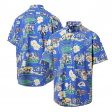 Los Angeles Rams Reyn Spooner Scenic Button-Down Shirt - Royal