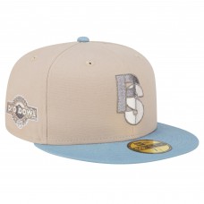 Бейсболка Pittsburgh Steelers New Era Stone/Light Blue City Originals Lifestyle Two-Tone 59FIFTY