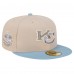 Kansas City Chiefs New Era City Originals Lifestyle Two-Tone 59FIFTY Fitted Hat - Stone/Light Blue