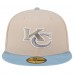 Kansas City Chiefs New Era City Originals Lifestyle Two-Tone 59FIFTY Fitted Hat - Stone/Light Blue