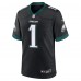 Игровая джерси Jalen Hurts Philadelphia Eagles Nike Alternate Game - Black