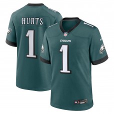 Игровая джерси Jalen Hurts Philadelphia Eagles Nike Team Game - Midnight Green