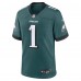 Игровая джерси Jalen Hurts Philadelphia Eagles Nike Team Game - Midnight Green