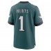 Игровая джерси Jalen Hurts Philadelphia Eagles Nike Team Game - Midnight Green