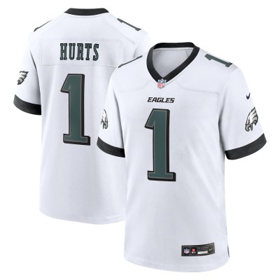 Игровая джерси Jalen Hurts Philadelphia Eagles Nike White Game - White