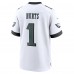 Игровая джерси Jalen Hurts Philadelphia Eagles Nike White Game - White