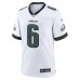 Игровая джерси DeVonta Smith Philadelphia Eagles Nike White Game - White