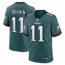 Игровая джерси A.J. Brown Philadelphia Eagles Nike Team Game - Midnight Green