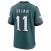 Игровая джерси A.J. Brown Philadelphia Eagles Nike Team Game - Midnight Green