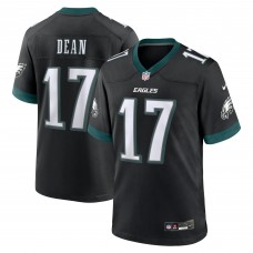 Игровая джерси Nakobe Dean Philadelphia Eagles Nike Alternate Game - Black